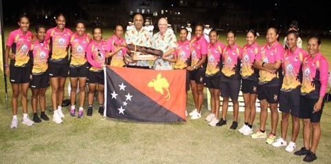 Papua New Guinea winners of the PICC23 Women’s final 